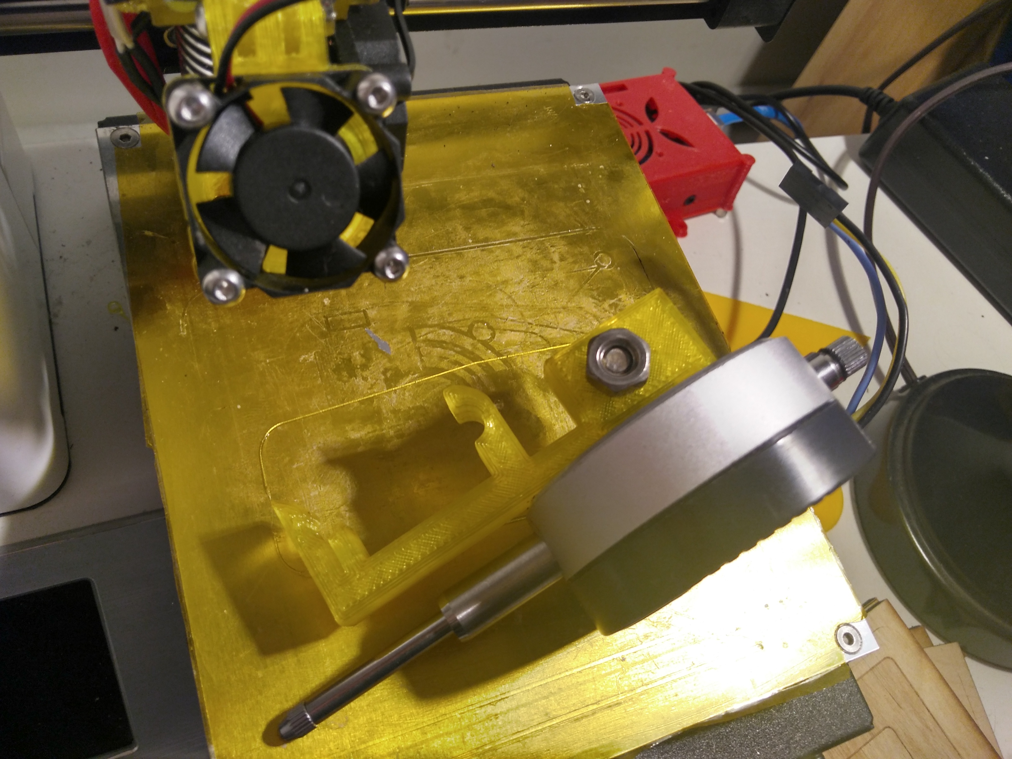 Dial Indicator Mount (Bed Leveling) for Monoprice Select Mini, Chinese