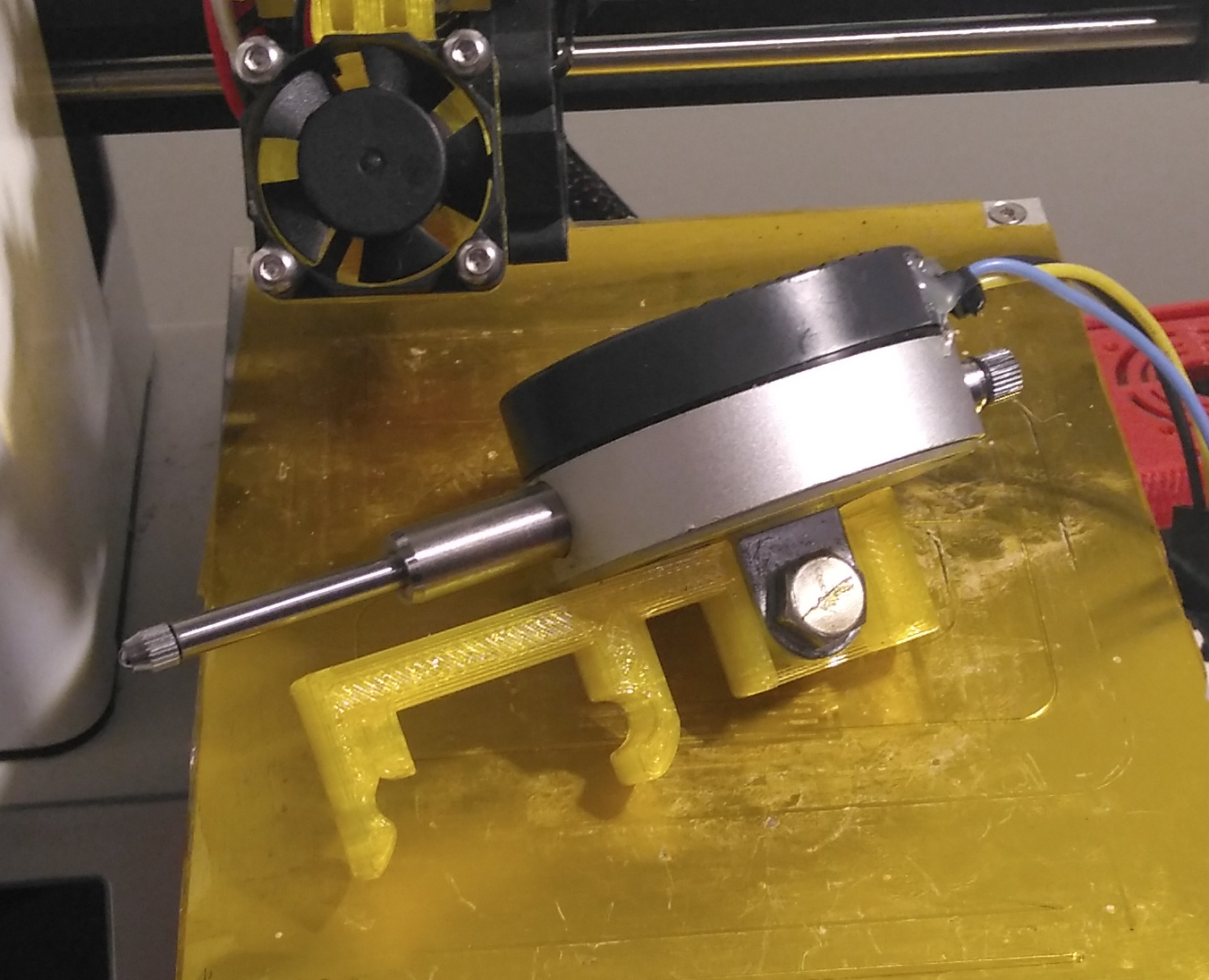 Dial Indicator Mount (Bed Leveling) for Monoprice Select Mini, Chinese