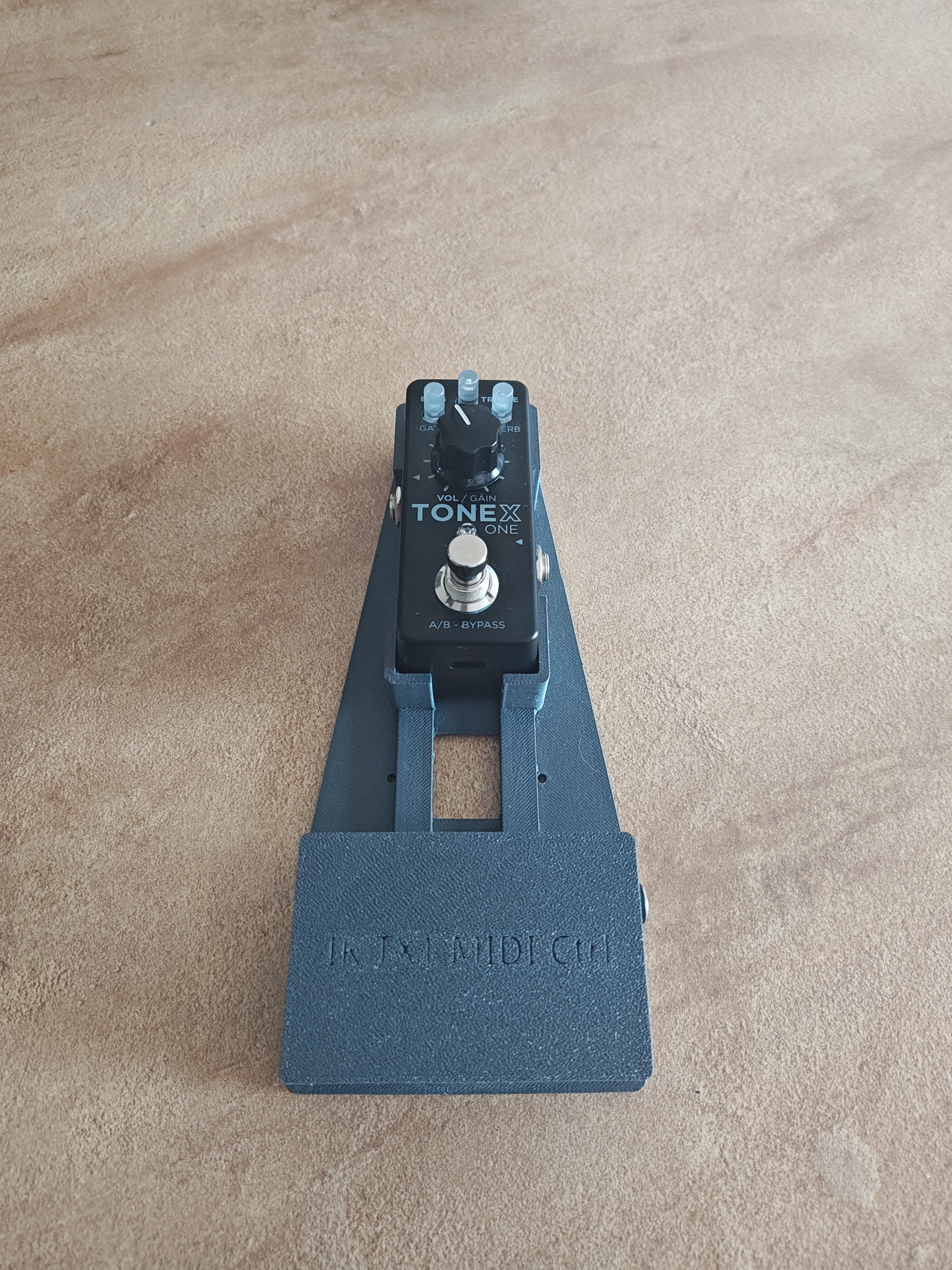 Tonex One Controller Enclosure for ESP32-S3 Zero/Mini with Adafruit MIDI Featherwing