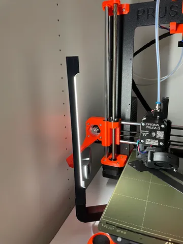 Vertical LED Light Bar for the Prusa i3 MK3S/MK3S+ for Profiles