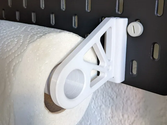 Kitchen paper roll holder (IKEA Skadis compatible)