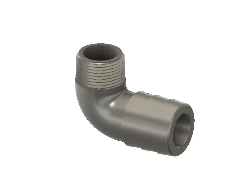 Elbow 90° 26-34 (G1) male x 38mm
