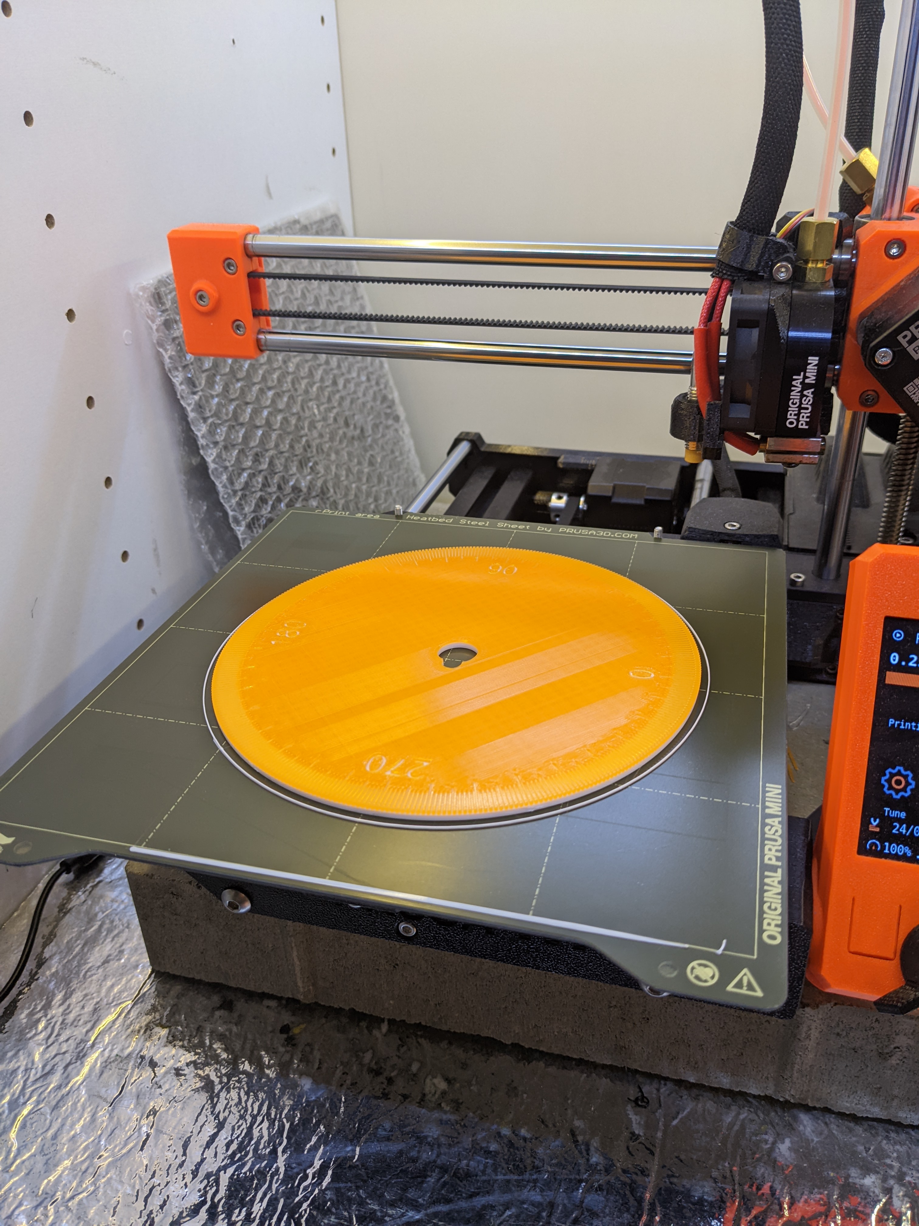 Miniatura 7 do modelo 3D Protractor dial for micro servo