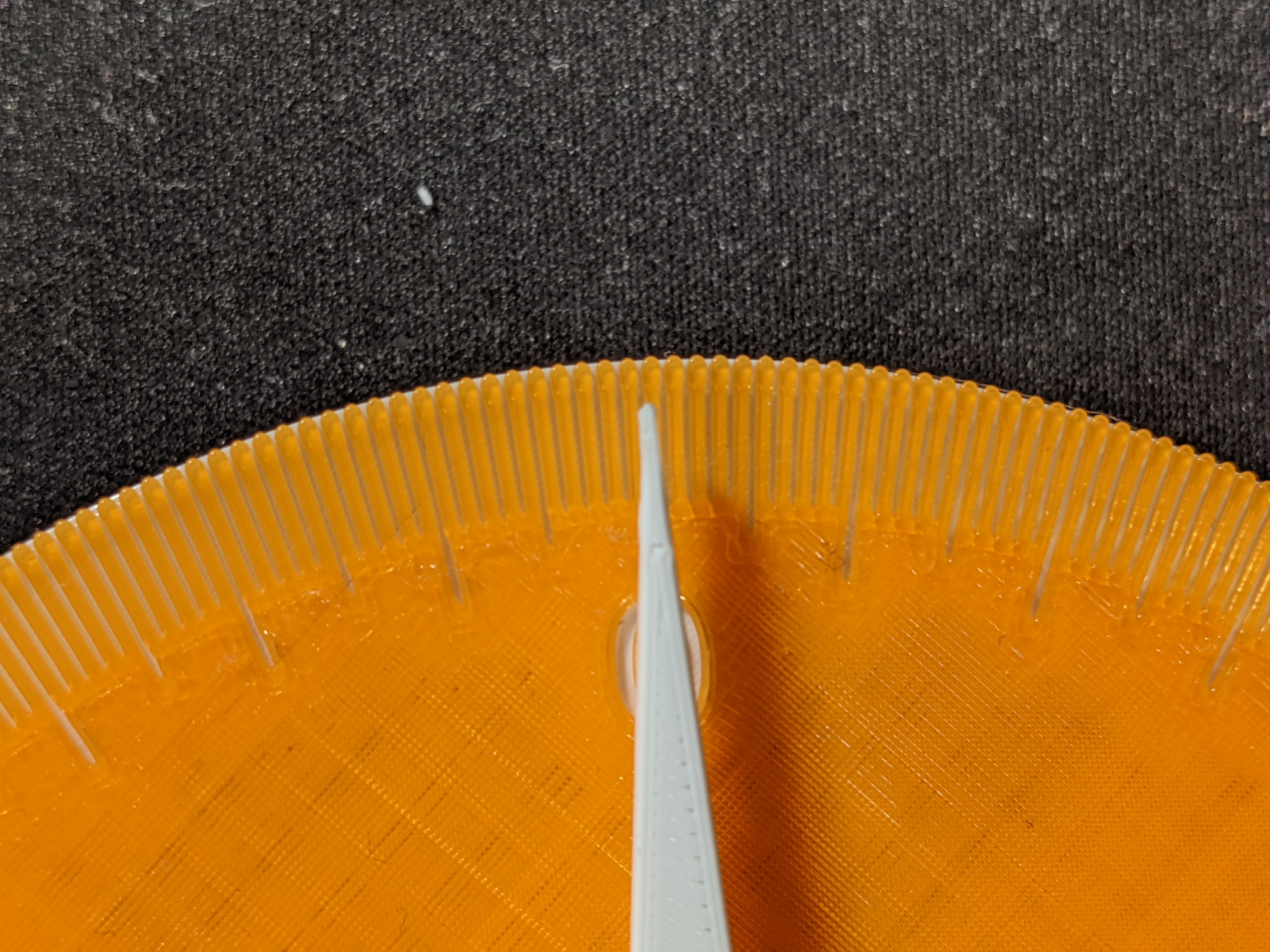 Miniatura 3 do modelo 3D Protractor dial for micro servo