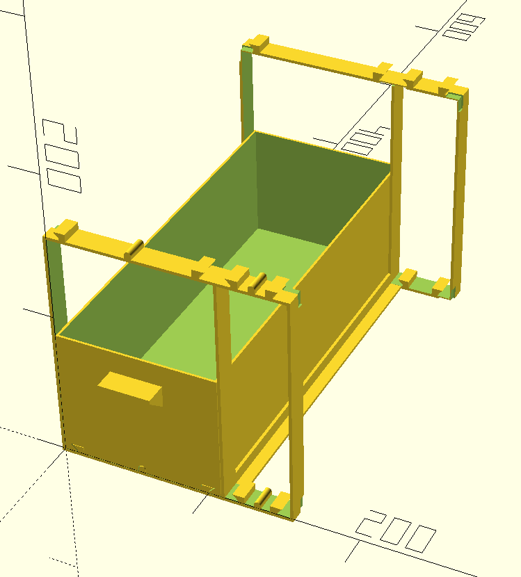 Miniatura 3 do modelo 3D Fully parametric spice rack 2.0