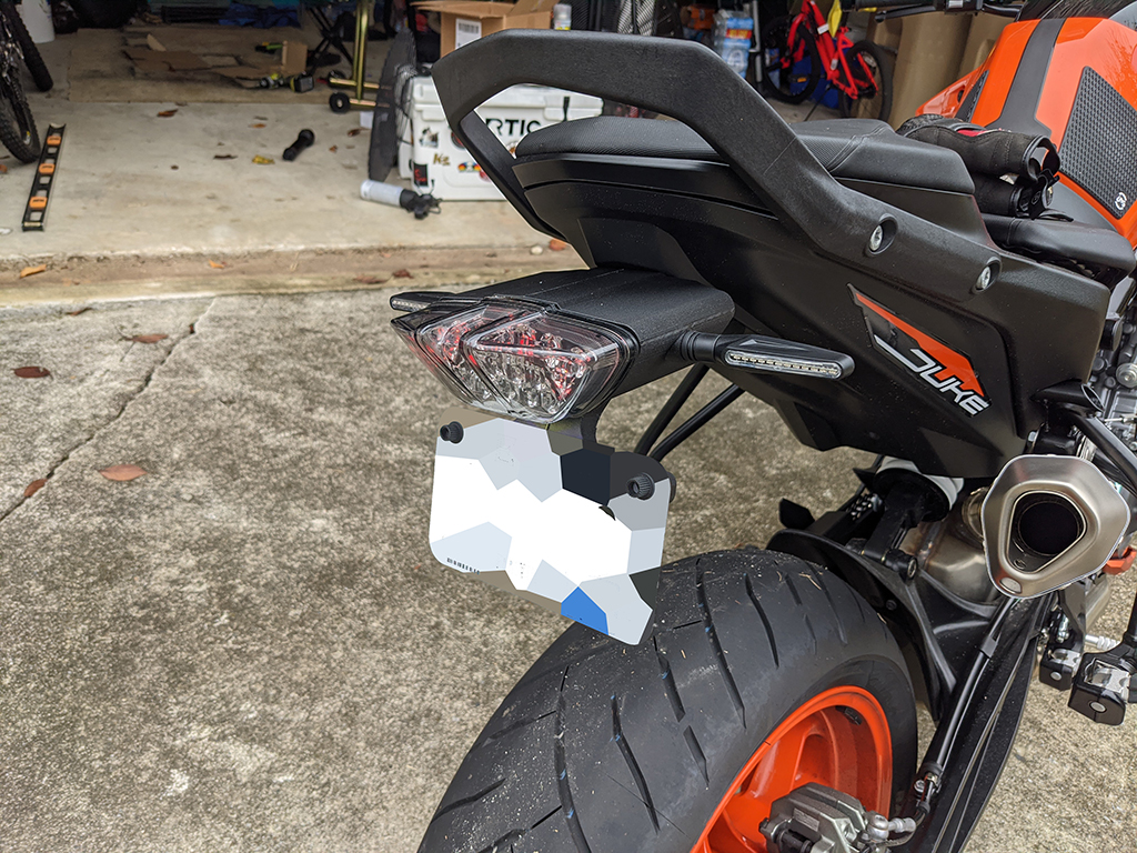 tail tidy ktm 790 duke