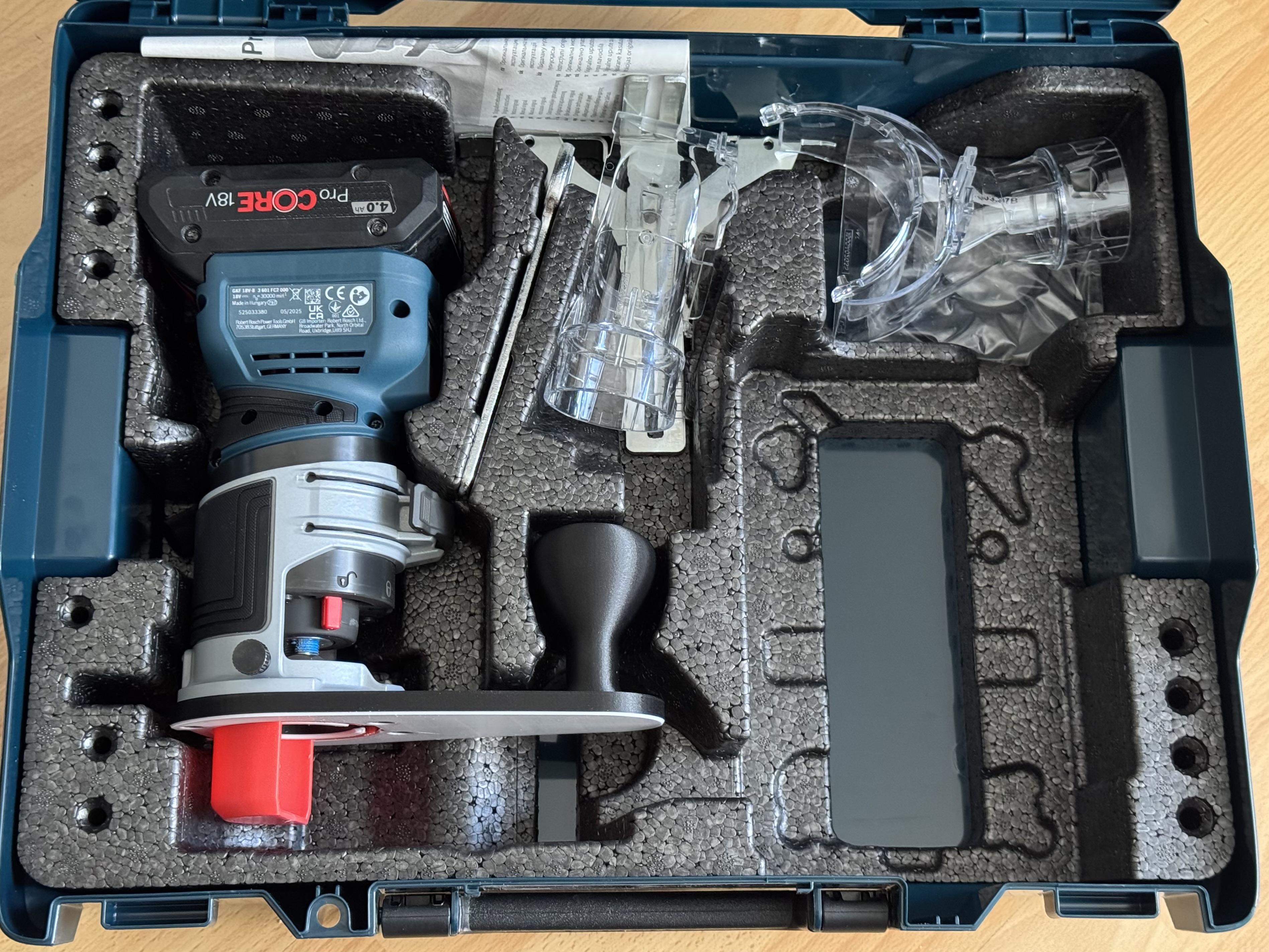 Bosch GKF 18V-8 trim router base by woelpi | Download free STL model ...