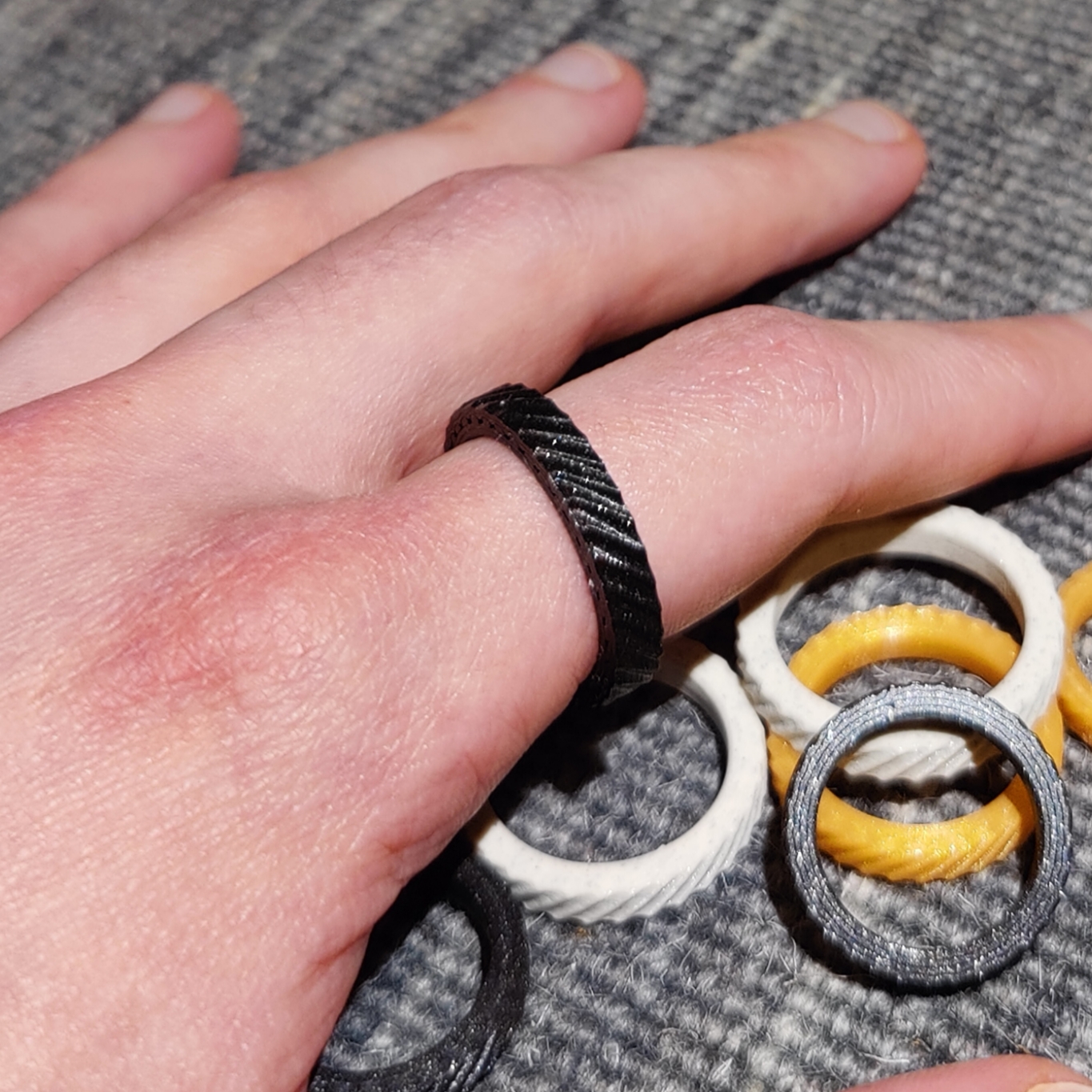 Miniatura 3 do modelo 3D Spiral Ring