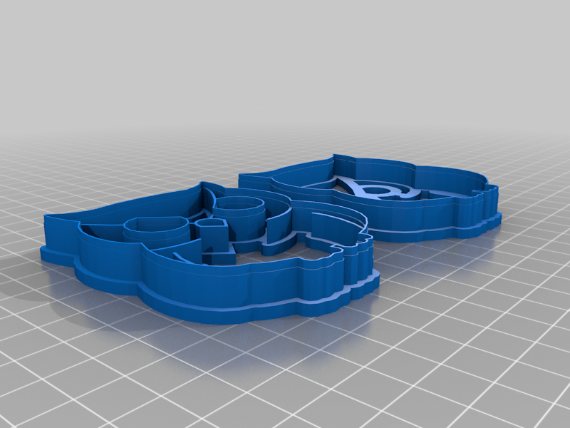 Miniatura 2 do modelo 3D Owl cookie cutter