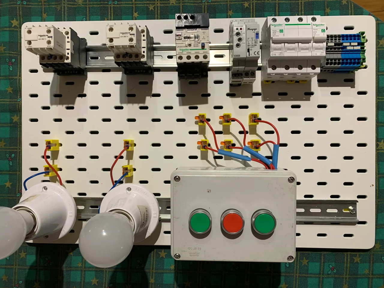 IKEA SKADIS board mounts for electrician students by fns720