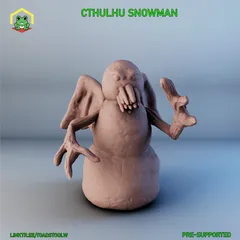 Cthulhu snowman