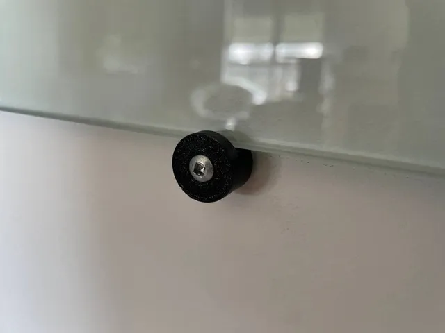 Wallmount for Glass Pane