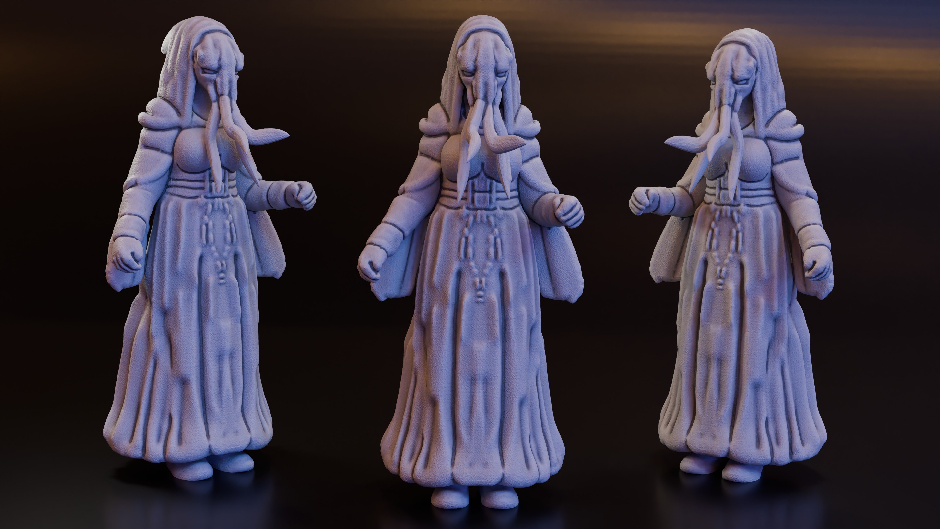 Mindflayer Cultist #2 (DND / TTRPG)
