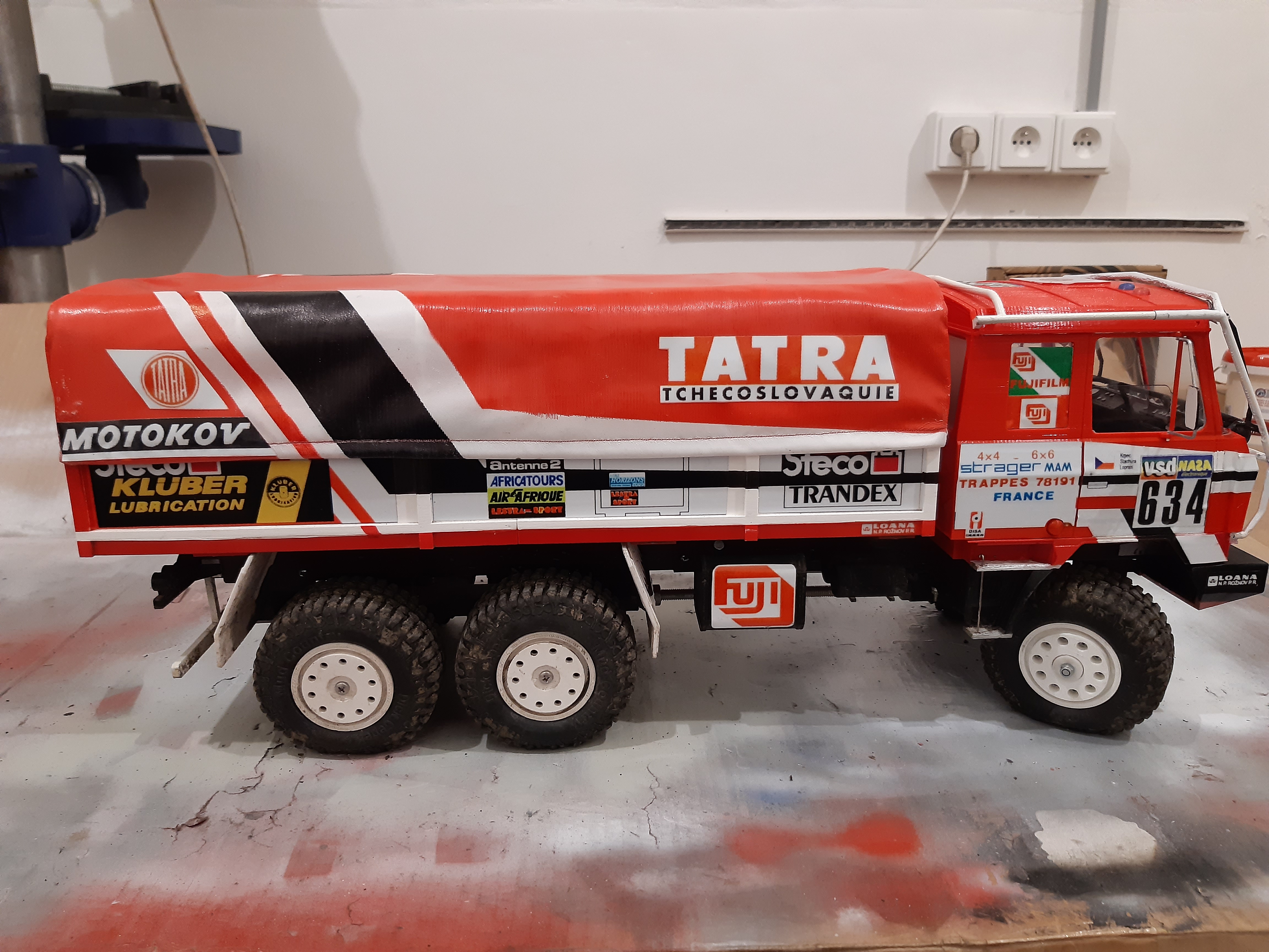 RC Tatra Dakar 6x6, 1986.
