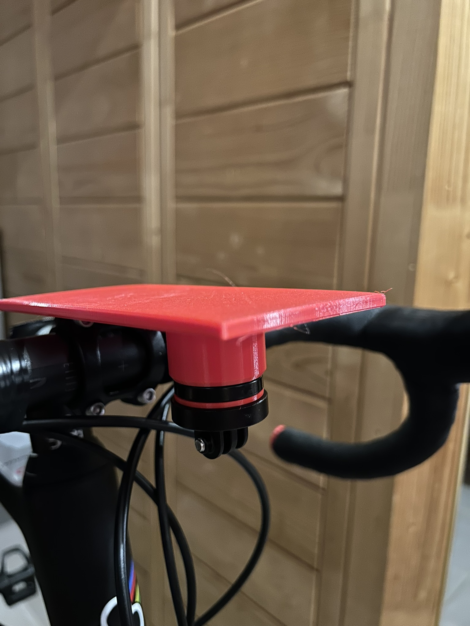 Simple Garmin Mounted Handy Holder For Indoor Cycling