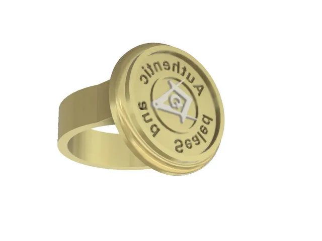 Authentic wax seal ring