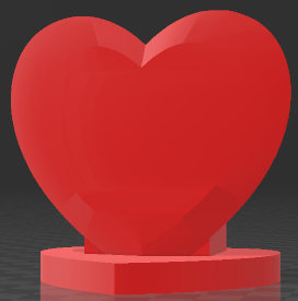 Heart-Shaped Pencil Holder