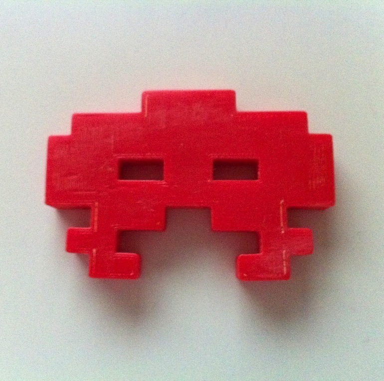 Miniatura 2 do modelo 3D Space Invaders Magnets