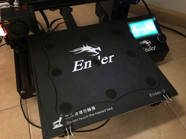 Bed leveling test - single layer discs for Ender 3