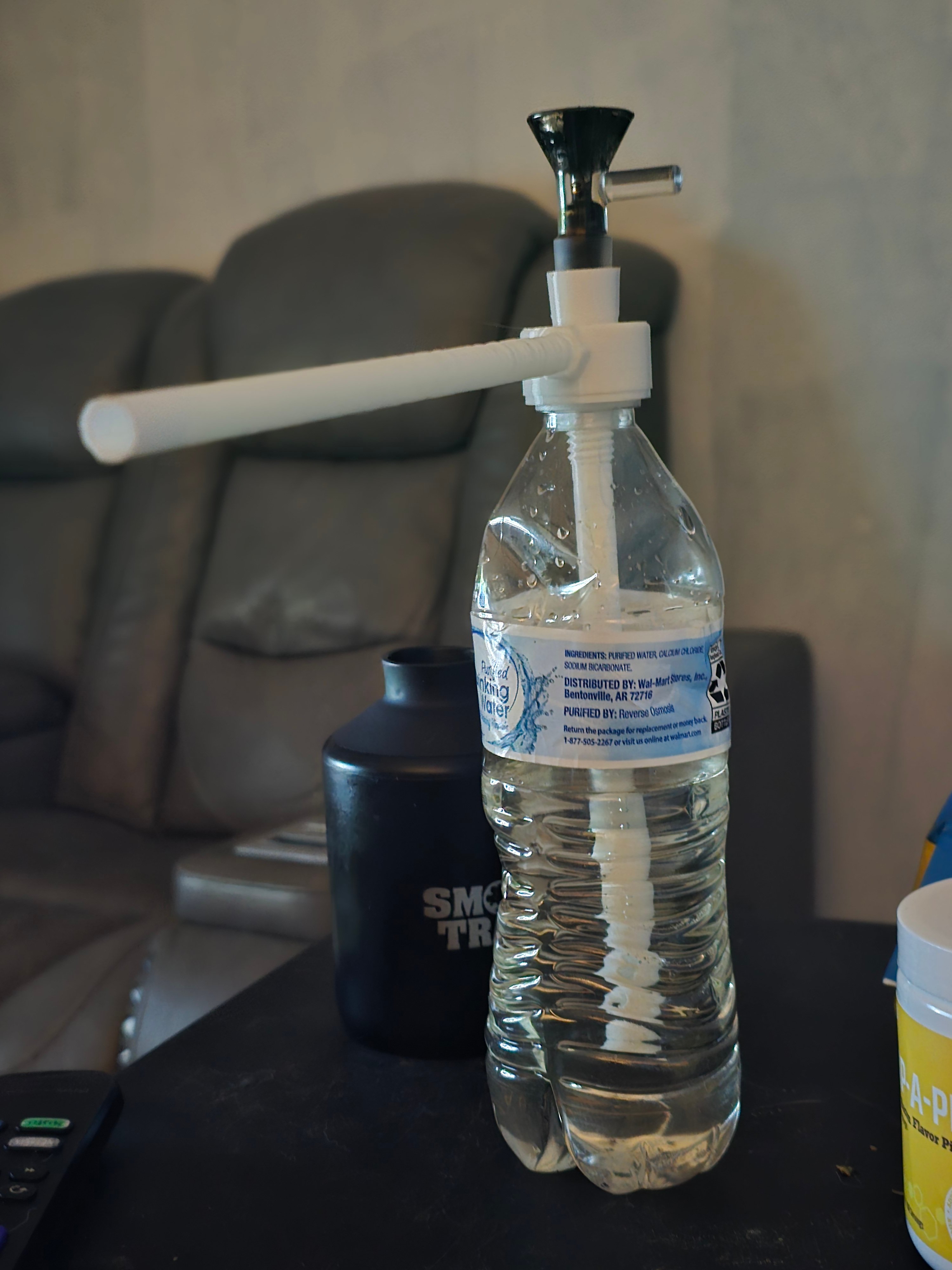 Bottle bong  (remixed from Skunpy's Plastic bottle waterpipe / BONG)