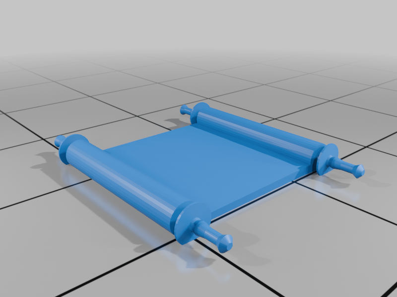miniature scrolls
