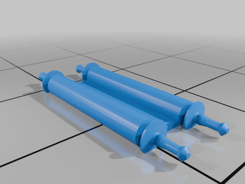 Miniatura 2 do modelo 3D miniature scrolls