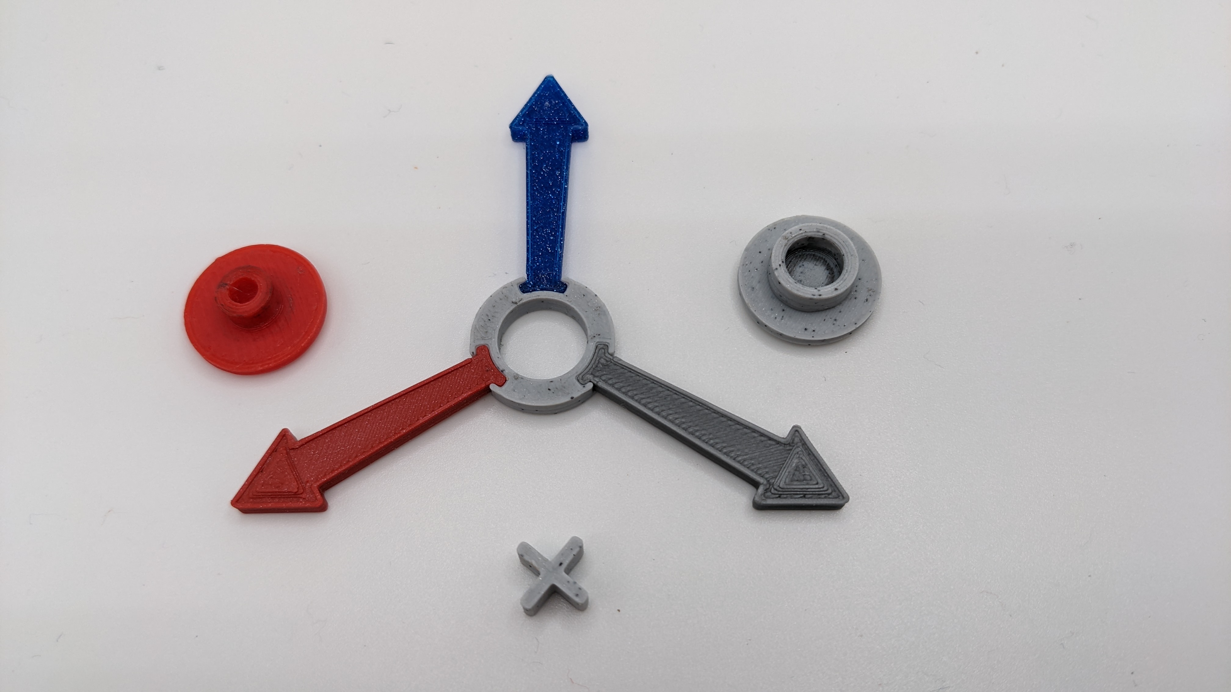 Miniatura 4 do modelo 3D Triple headed spinning arrow