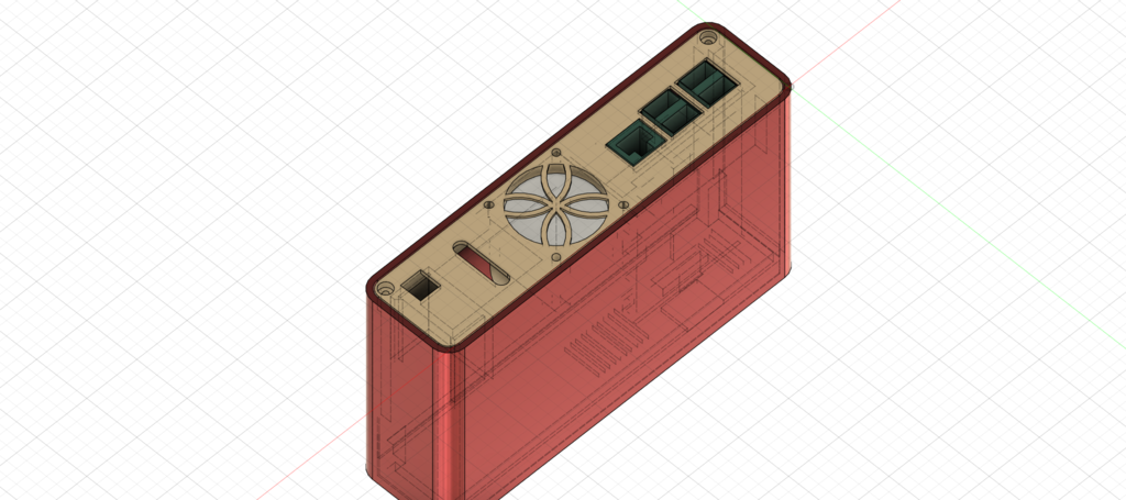 Raspberry pi 3B "UPCycling" Focusrite Scarlett 2i2 BOX