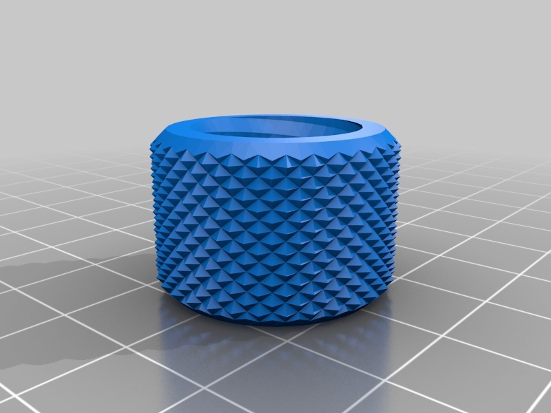 Miniatura 2 do modelo 3D Knurled Container