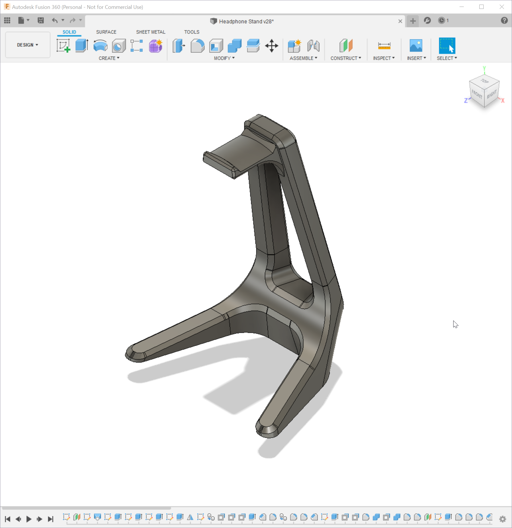 Headphone Stand by LayerCake Download free STL model