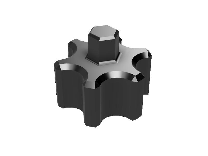 Knob for Allen hex head screw 5mm
