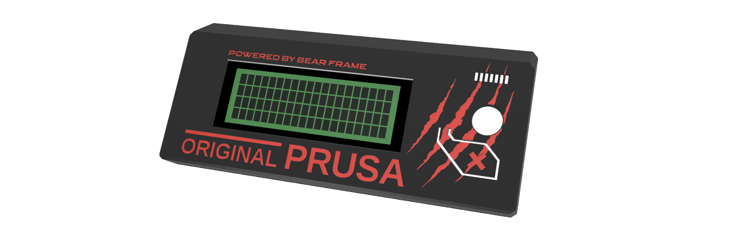 Prusa i3 LCD Bear Frame Cover