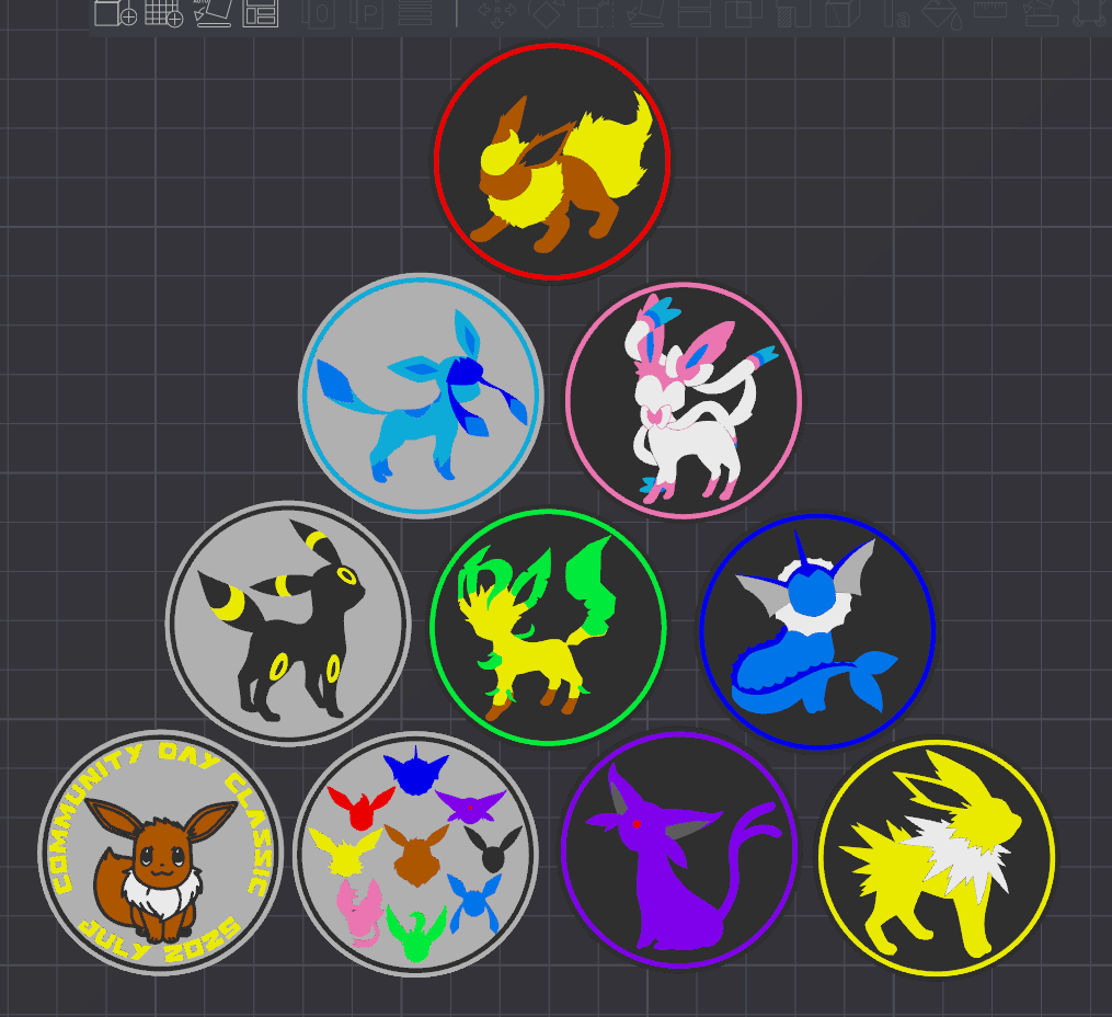 Pokemon Go Community Day Classic #105 coin - Eevee