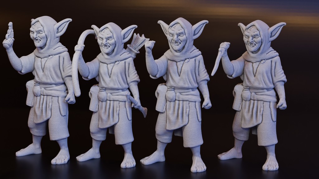 Goblin Peasant/Rabble/Bandit (DND / TTRPG)