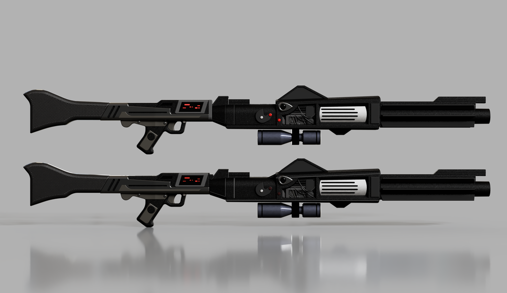 Classic Battlefront 2 DC15A rifle for custom 12 inch 1:6 scale action figures
