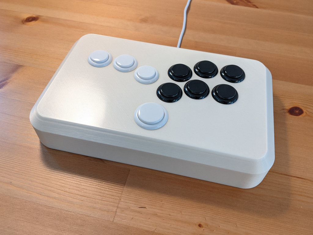 Hitbox-layout fightstick