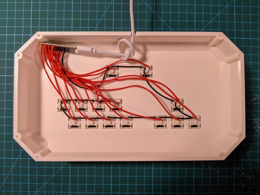 Keyboard fightstick by jfedor | Download free STL model | Printables.com