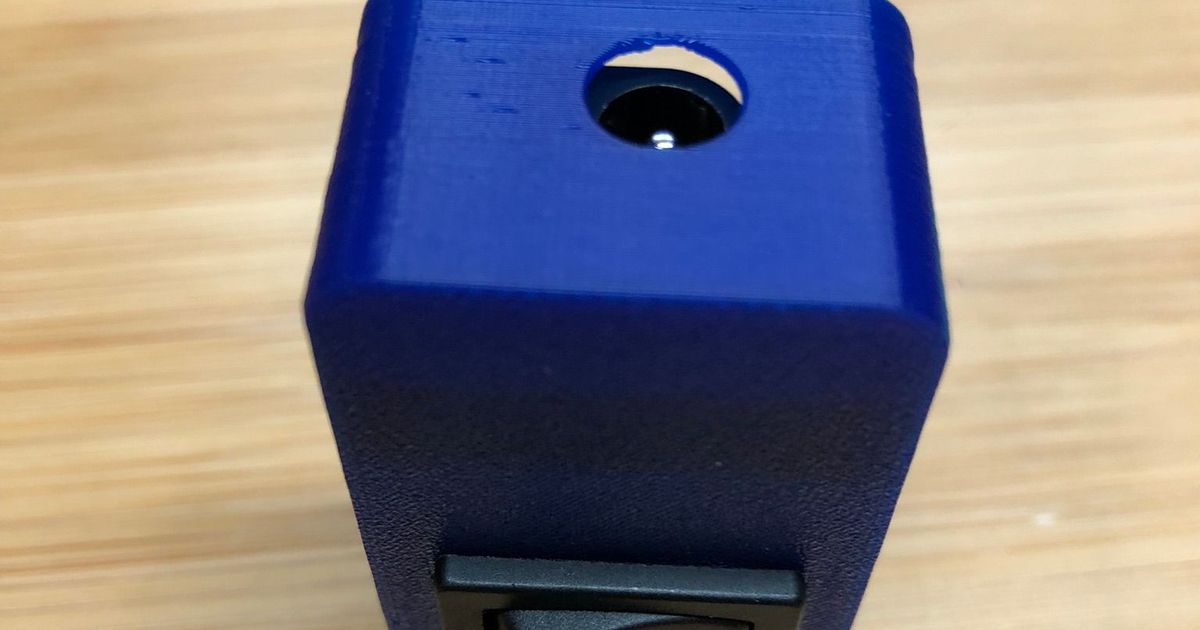 Power Switch Enclosure w/ DC barrel connector by Eyepokerouter ...