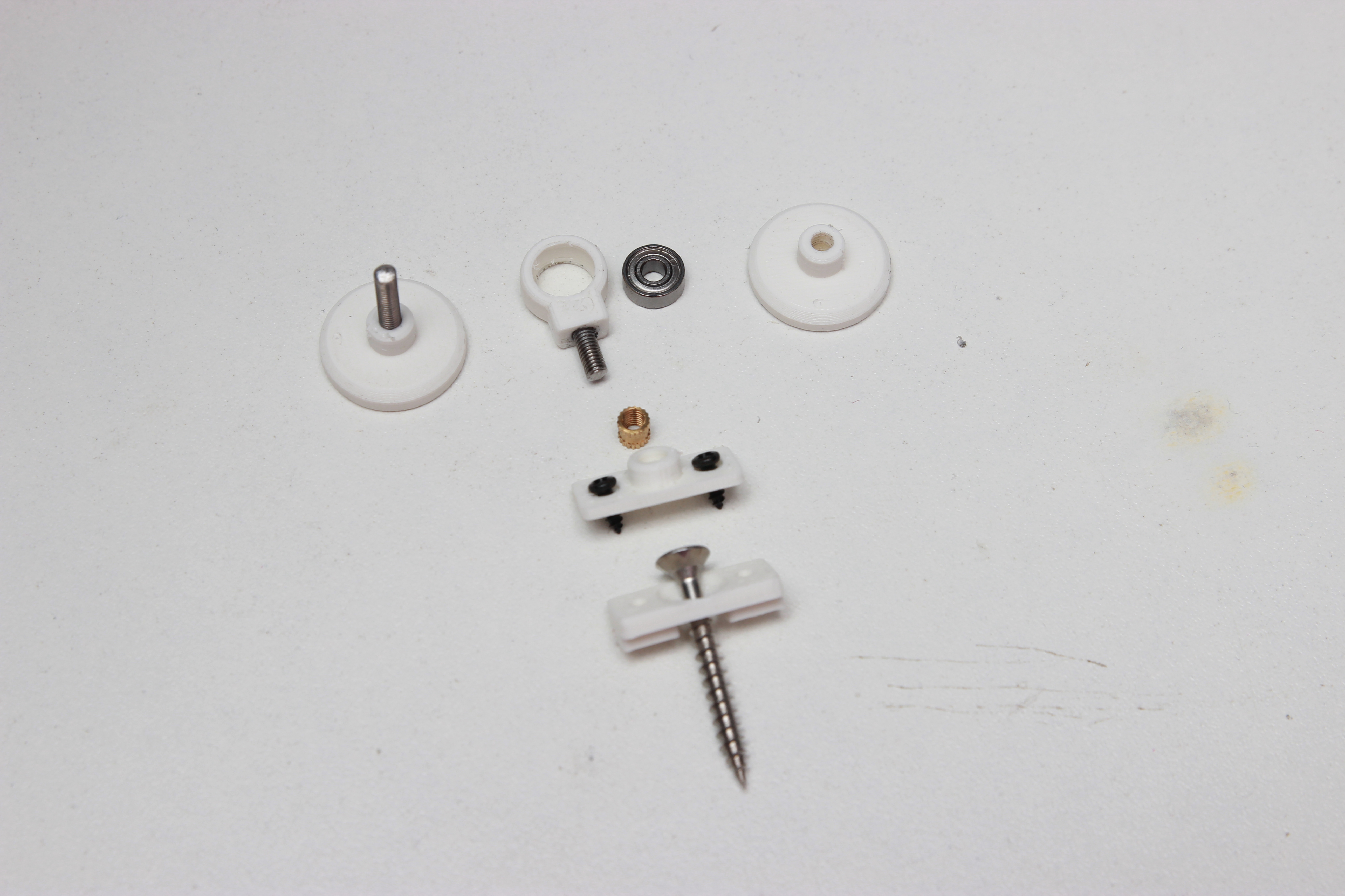 Foldable door sliding mechanism replacement.