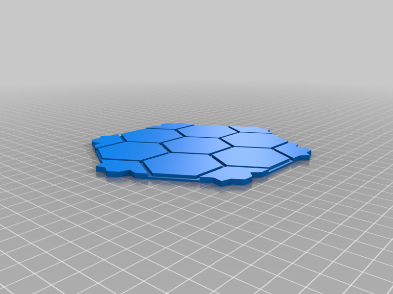 5" Embossed Hex Tile