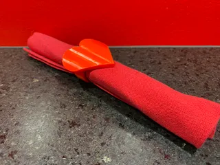 Napkin ring Heart