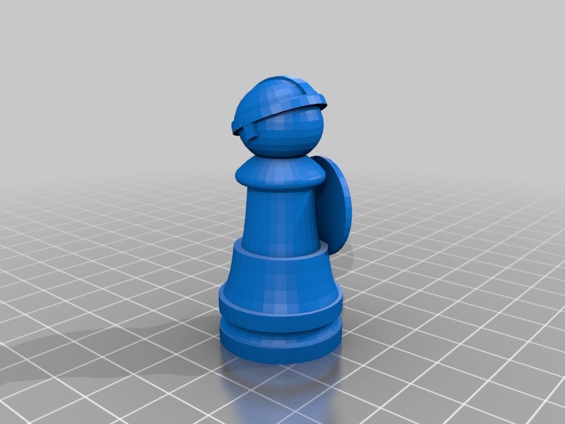 Miniatura 11 do modelo 3D Goofy Chess Set