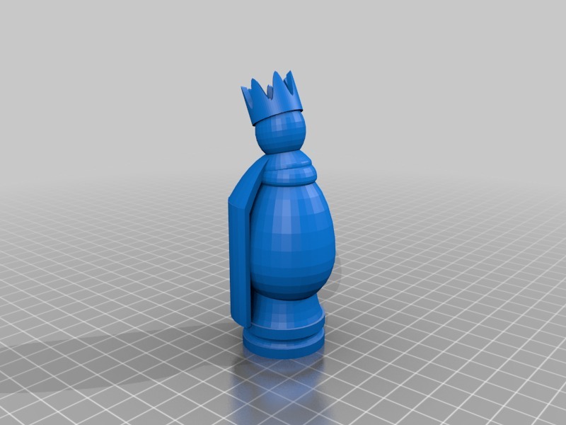 Miniatura 14 do modelo 3D Goofy Chess Set