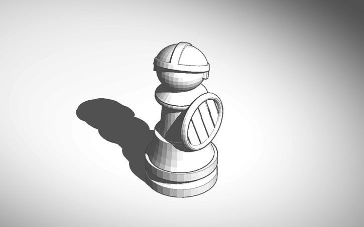 Miniatura 2 do modelo 3D Goofy Chess Set