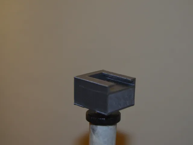1/4 & 3/8 thread to hot shue mount adapter