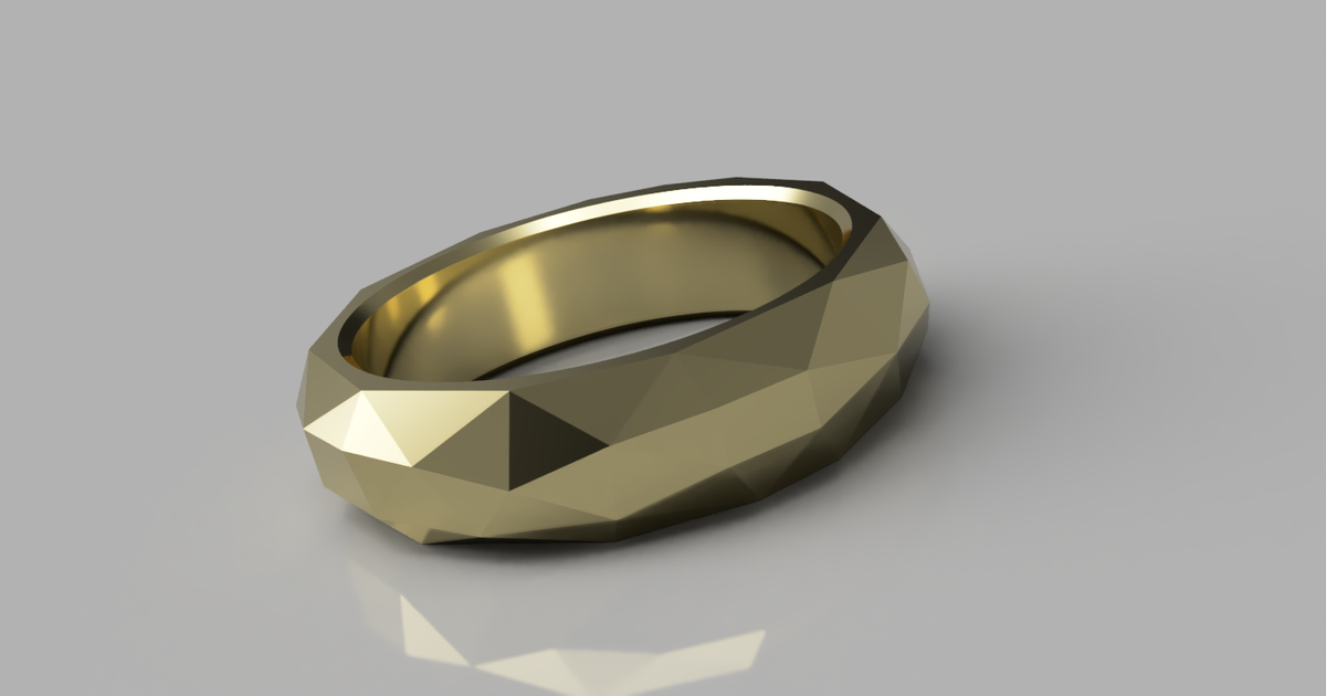 Gold Ring 3D Model - TurboSquid 1703455