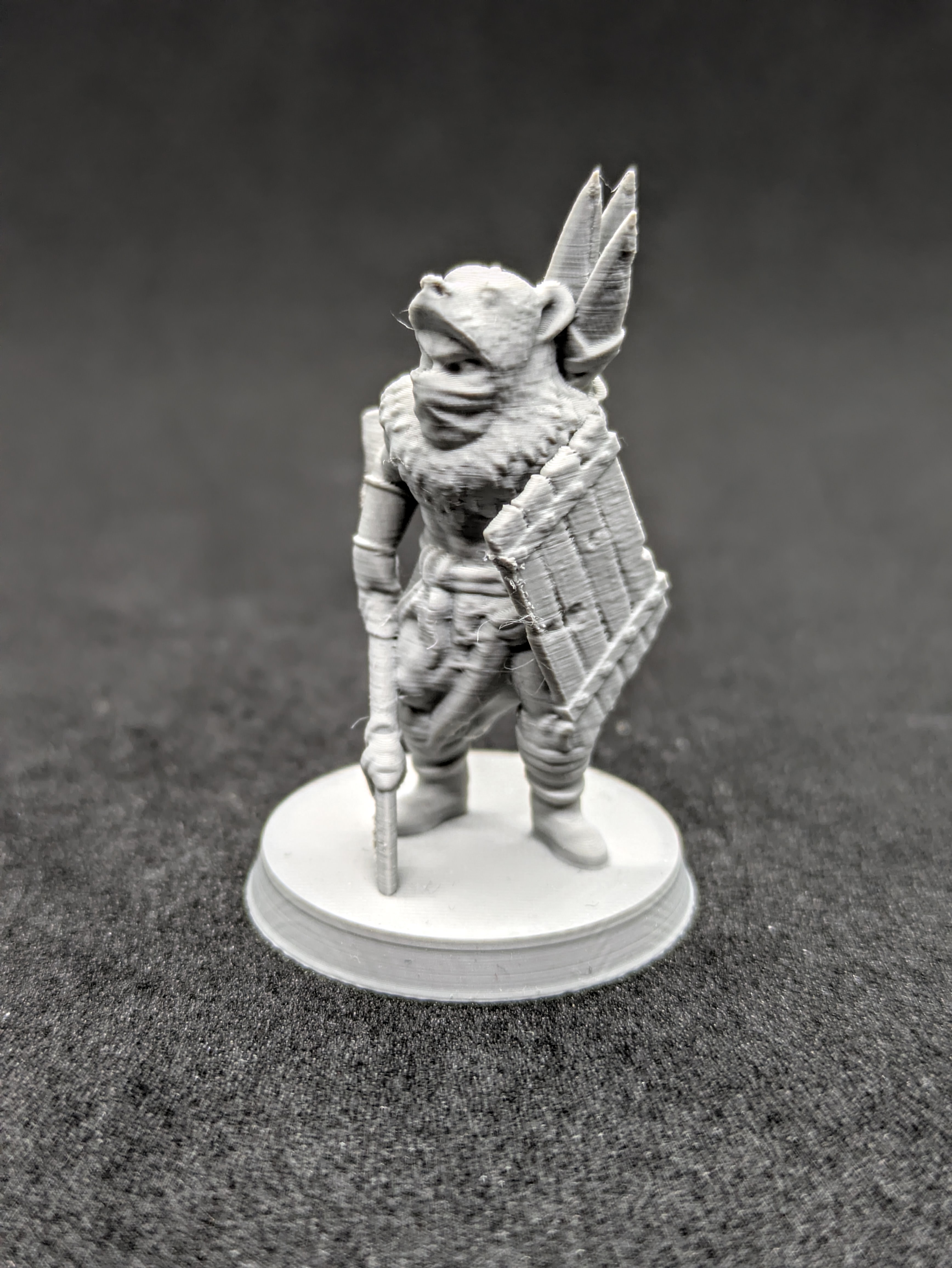 Tribal hunter FDM supportless