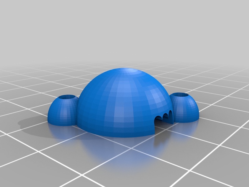Miniatura 2 do modelo 3D NeoPixel Mini mount diffuser