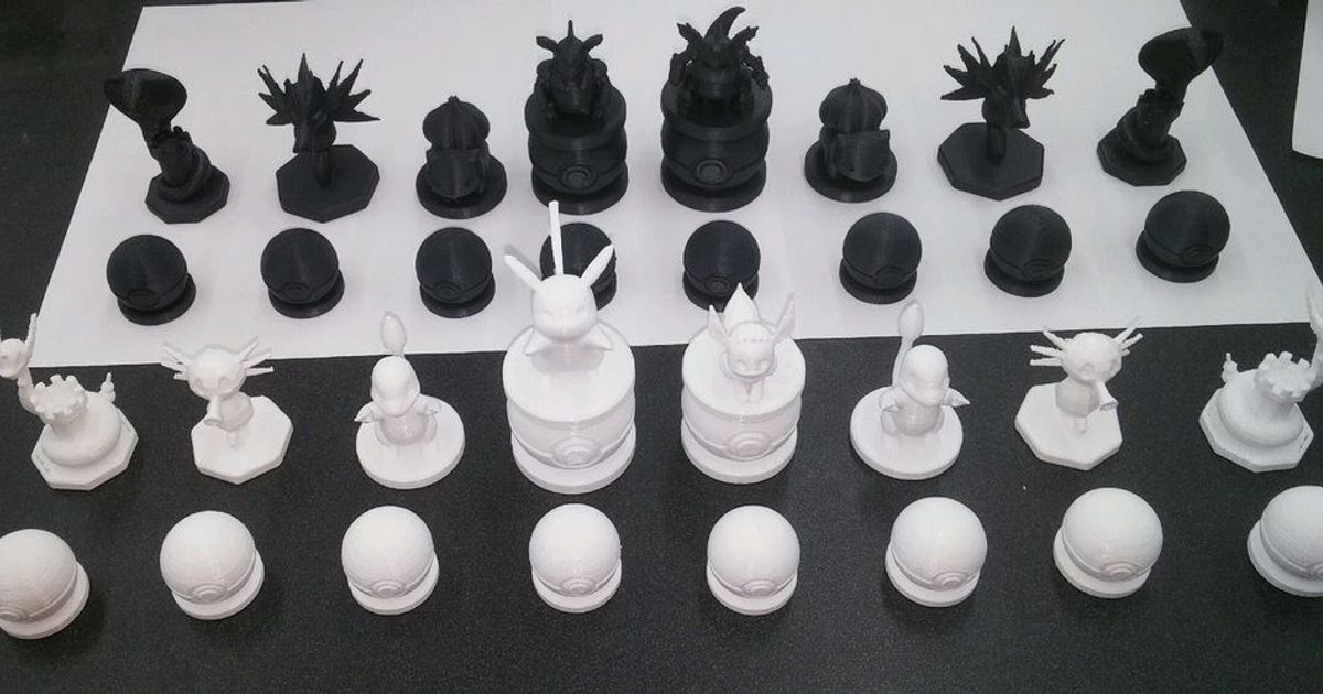 Pokemon Chess – Free download 3d model Files