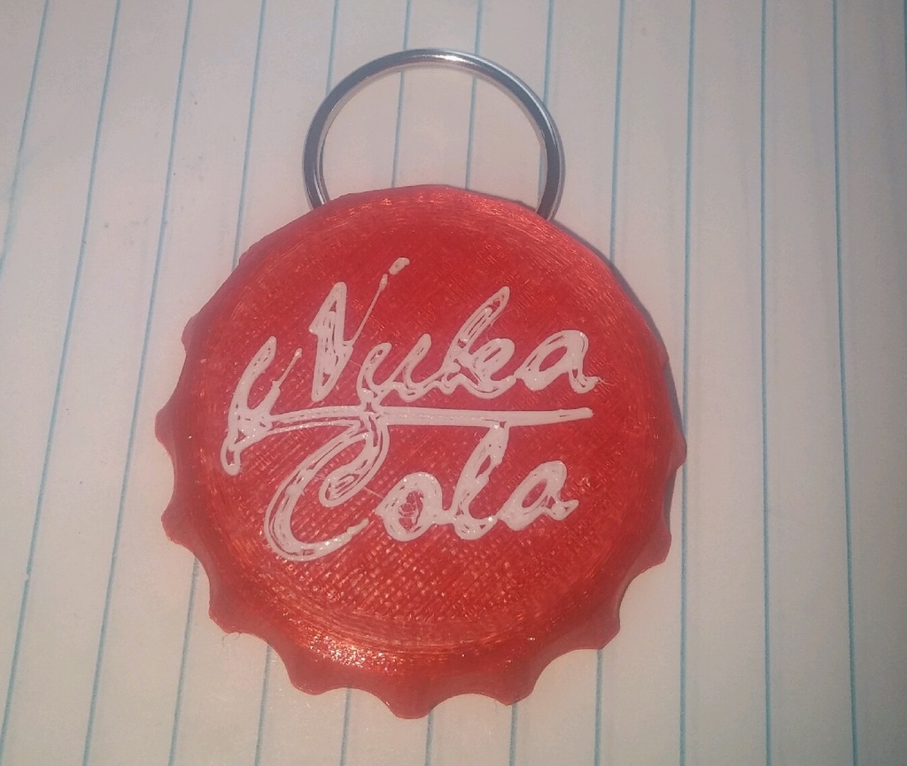 Fallout Nuka Cola keychain 1-piece